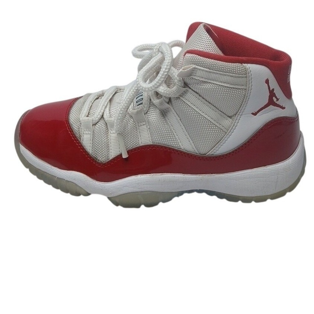 Jordan Air Jordan 11 Retro Cherry Kids 4Y White Red Patent Leather 378038-116